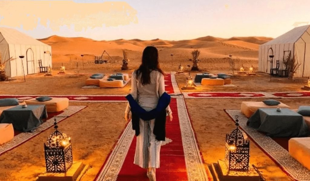 Arriving at Your Desert Camp