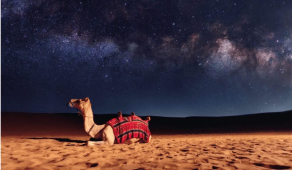 Best Time of Night for Stargazing in Dubai desert