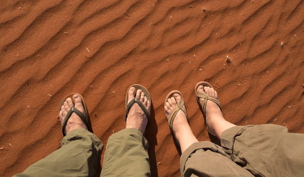 Choosing the right footwear desert safari