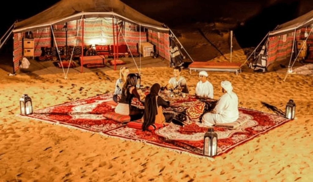 Camping in the Desert