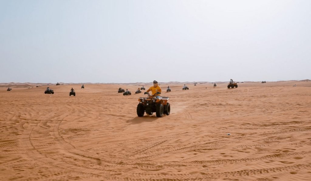 Preparing for a Dubai Desert Safari