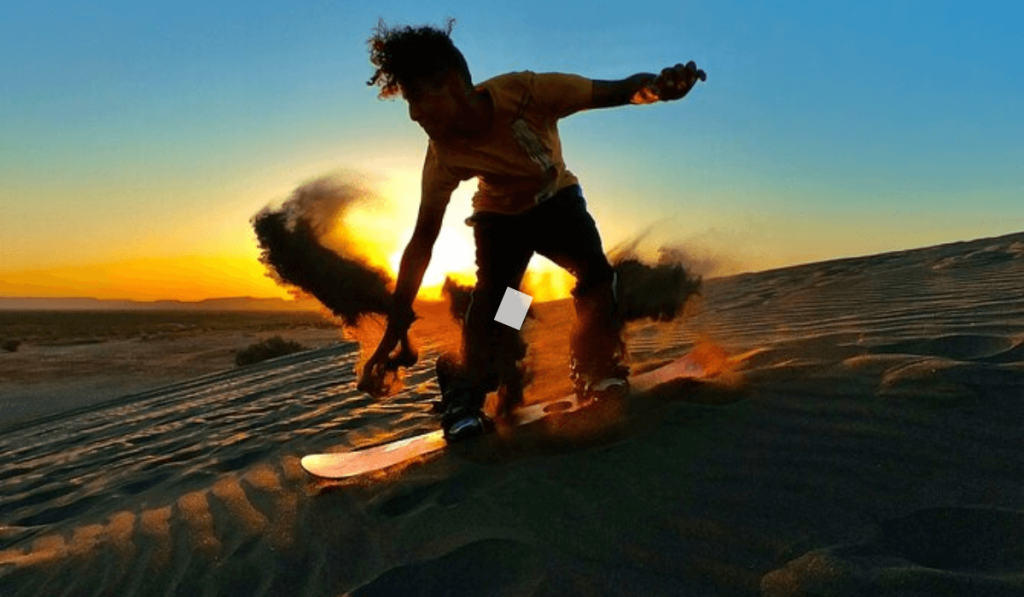 Sunset Sandboarding