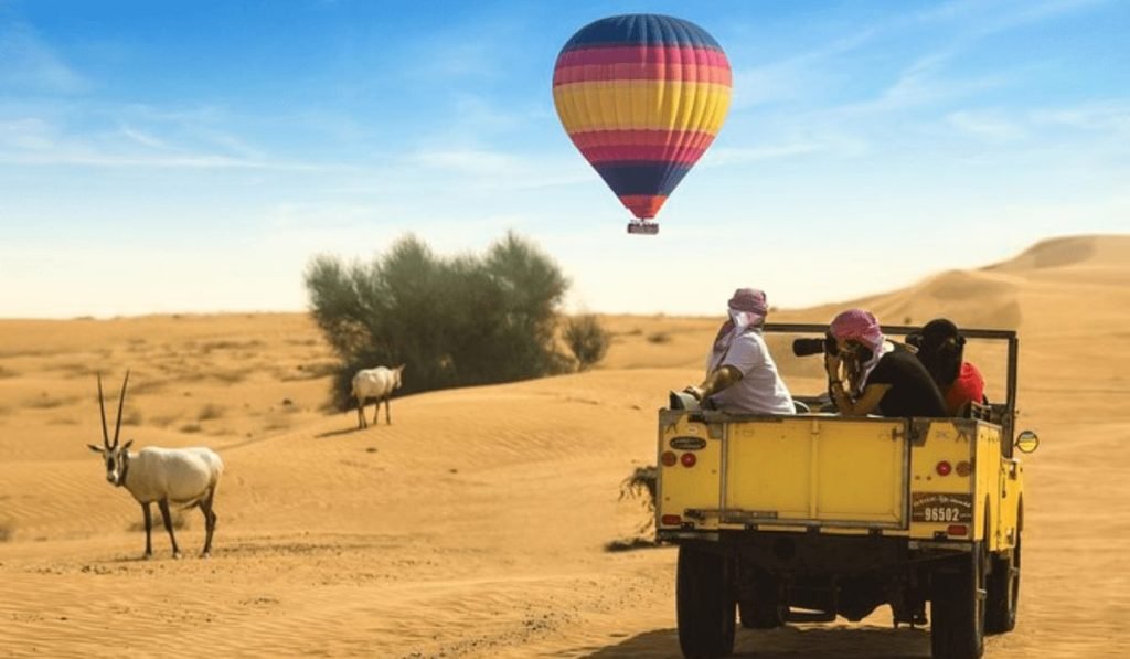 Boarding the Hot Air Balloon