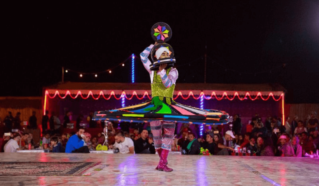 Fire Show and Tanoura Dance