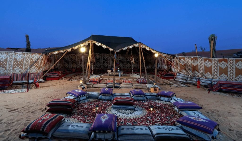 What is a Bedouin-style luxury camp