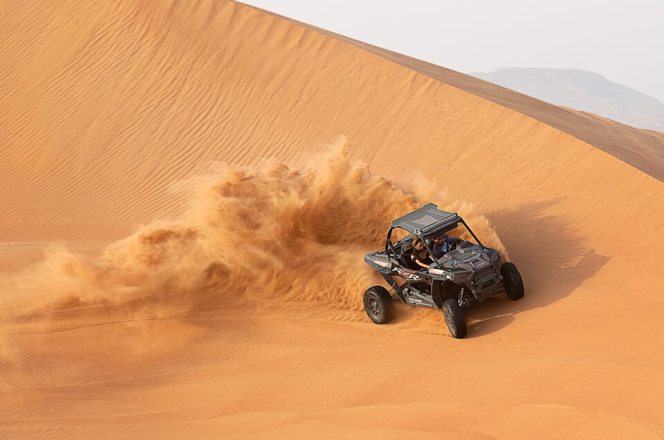 desert safari with dune buggy